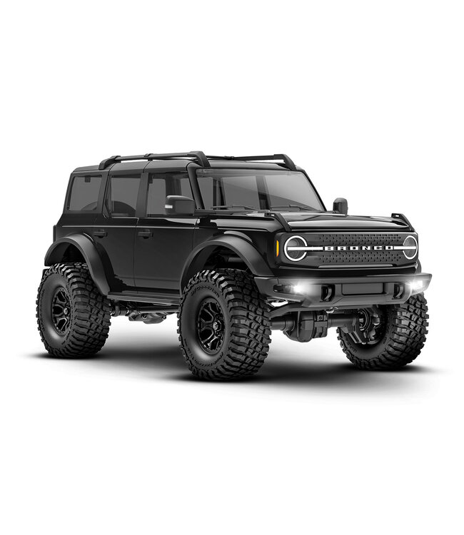 TRX-4M 1/18 Scale and Trail Crawler Ford Bronco 4WD Electric Truck with TQ Black TRX97074-1BLK