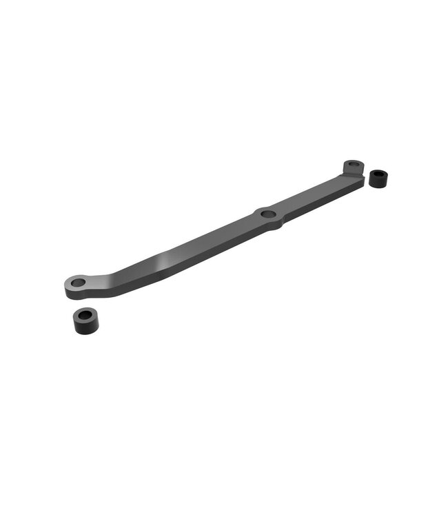 Steering link 6061-T6 aluminum (dark titanium-anodized) / servo horn TRX9748-GRAY