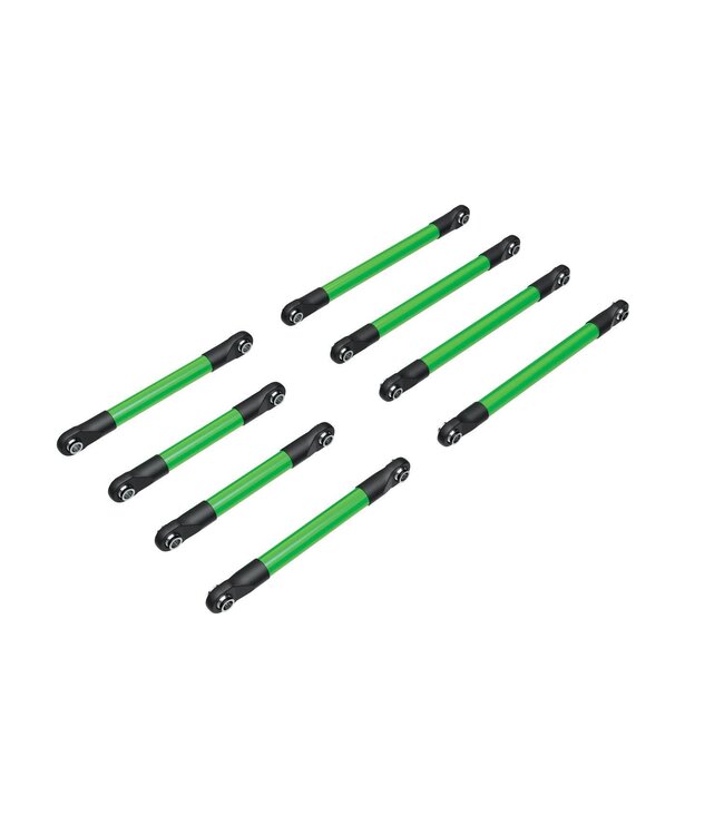 Traxxas Suspension link set (complete) 6061-T6 aluminum (green-anodized) TRX9749-GRN