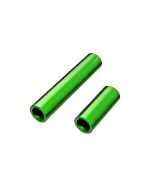 Traxxas Traxxas Driveshafts center 6061-T6 allu (green-anodized) (front & rear) (for use with #9751) TRX9752-GRN