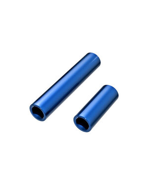 Traxxas Traxxas Driveshafts center 6061-T6 allu (blue-anodized) (front & rear) (for use with #9751) TRX9752-BLUE