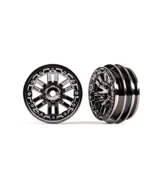 Traxxas Wheels 1.0 (black chrome) (2) TRX9768-BLKCR