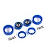 Traxxas Wheels Method 105 Beadlock (satin black chrome with blue beadlock) (2) TRX9781-BLKBL