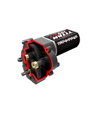 Traxxas Transmission complete (low range (crawl) gearing) (includes Titan 87T motor) TRX9791R