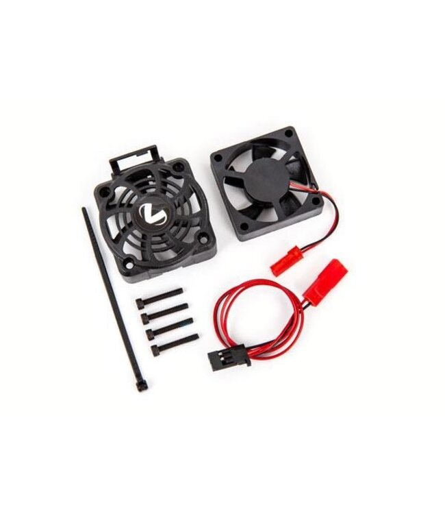 Cooling fan kit (with shroud) (fits Sledge motor) TRX3476