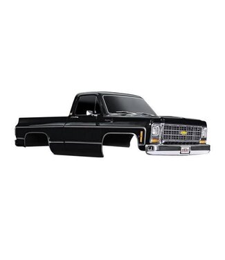 Traxxas Body Chevrolet K10 Truck (1979) complete black (requires #9288 inner fenders) TRX9212X