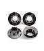 Traxxas Wheel covers black chrome (4) (fits #9572 wheels) TRX9568T