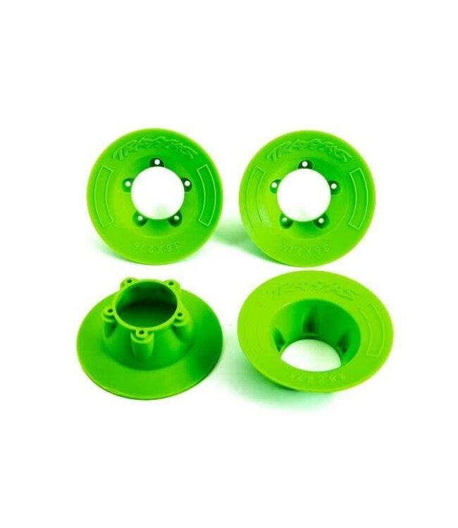 Wheel covers green (4) (fits #9572 wheels) TRX9569G