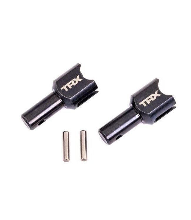 Differential output cup center (hardened steel heavy duty) (2) with 2.5x12mm pin (2) TRX9586X