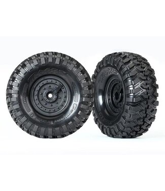 Traxxas Tires assembled (glued) Tactical rims Canyon wheels