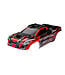 Traxxas Body XRT red (painted) (assembled with front & rear body supports for clipless mounting roof & hood skid pads)