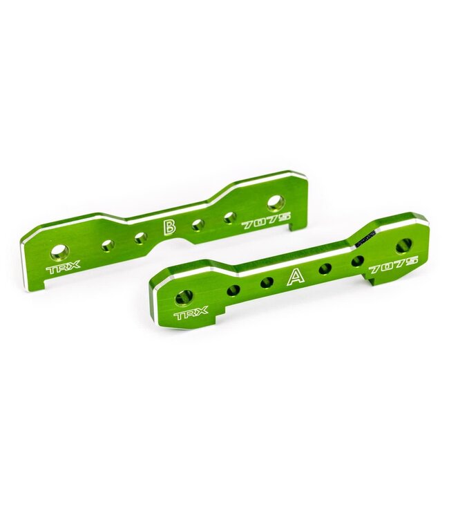 Tie bars front 7075-T6 aluminum (green-anodized) (fits Sledge) TRX9629G
