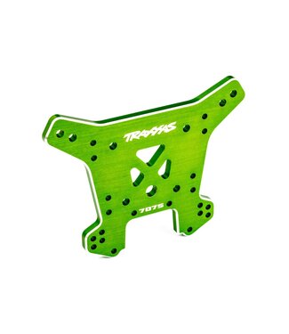 Traxxas Shock tower rear 7075-T6 aluminum (green-anodized) (fits Sledge) TRX9638G