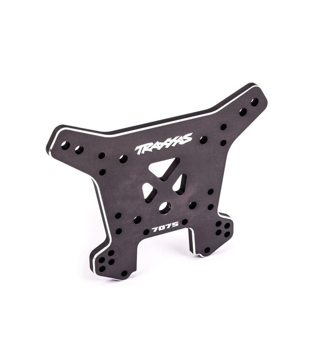 Shock tower rear 7075-T6 aluminum (dark titanium-anodized) (fits Sledge) TRX9638A