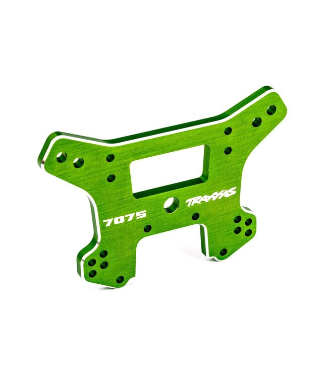 Shock tower front 7075-T6 aluminum (green-anodized) (fits Sledge) TRX9639G