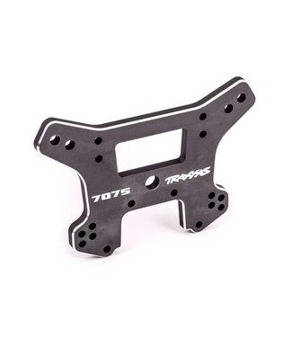 Traxxas Shock tower front 7075-T6 aluminum (dark titanium-anodized) (fits Sledge) TRX9639A