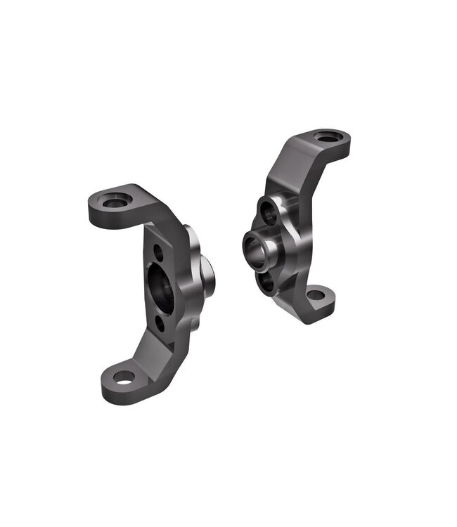 Caster blocks 6061-T6 aluminum (dark titanium-anodized) (left & right) TRX9733-GRAY