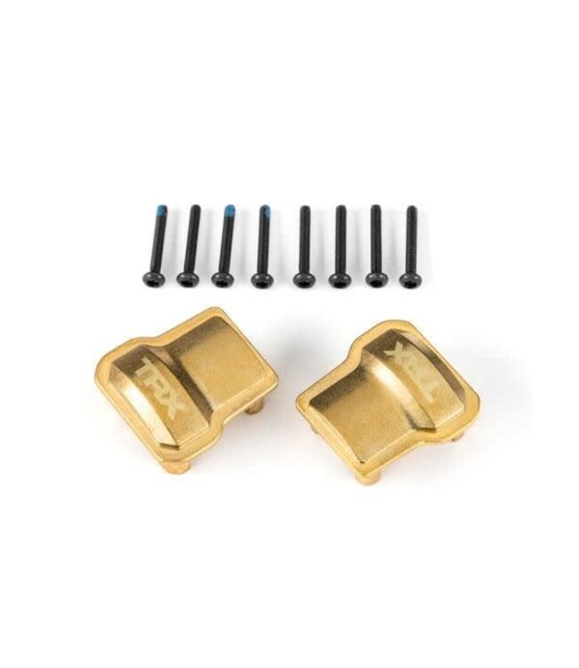 Axle cover brass (8 grams) (2) with 1.6x12mm (8)