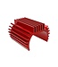 Traxxas Heat sink for Titan 87-T motor (6061-T6 aluminum red-anodized) TRX9793-RED