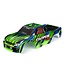 Traxxas Body Stampede VXL 2022 green & blue (painted with decals applied)