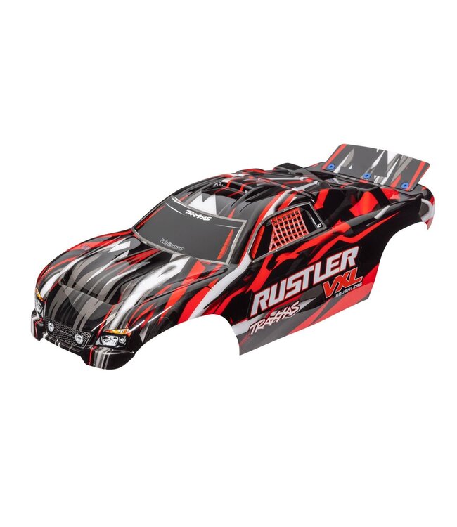 Body Rustler VXL 2022 red (painted with decals applied)