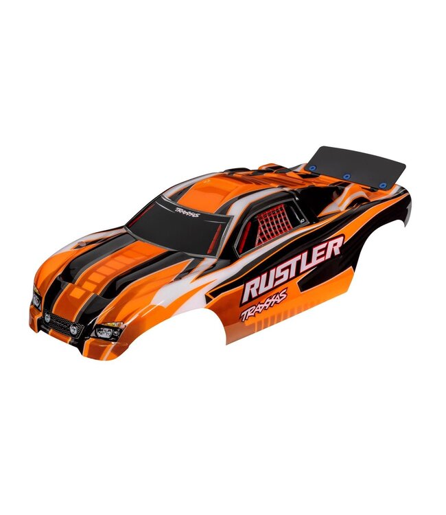 Body Rustler Brushed orange 2022 (painted with decals applied)