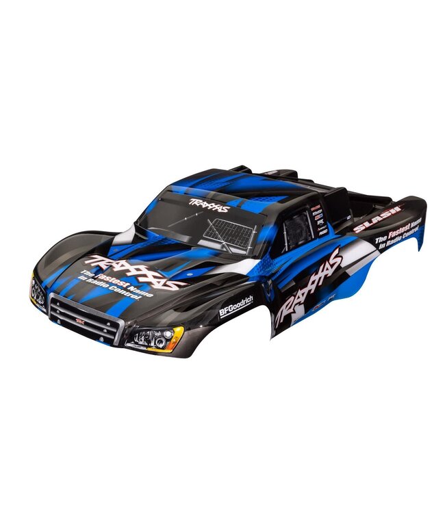 Body Slash 2WD (also fits Slash VXL & Slash 4X4) blue 2022 (painted with decals applied)