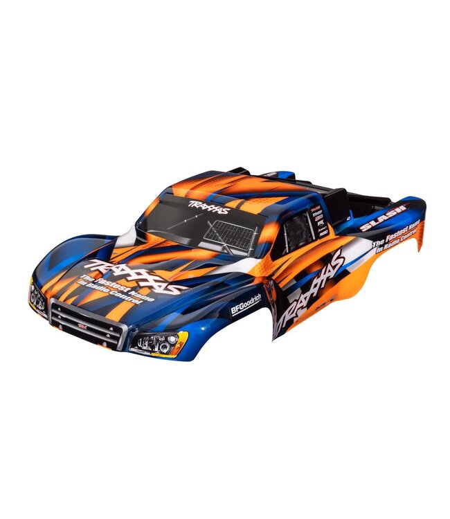 Body Slash 2WD (also fits Slash VXL & Slash 4X4) orange 2022 (painted with decals applied)