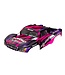 Traxxas Body Slash 2WD (also fits Slash VXL & Slash 4X4) pink & purple 2022 (painted with decals applied)