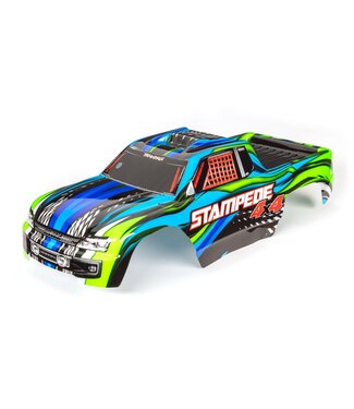 Traxxas Body Stampede 4X4 blue 2022 (painted with decals applied)