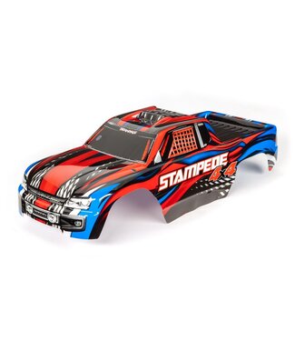 Traxxas Body Stampede 4X4 blue 2022 (painted with decals applied)