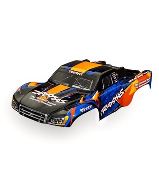 Traxxas Body Slash VXL 2WD 2022 (also fits Slash 4X4) orange & blue (painted with decals applied)