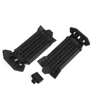 Traxxas Skid plate front & rear with rubber impact cushion (1)