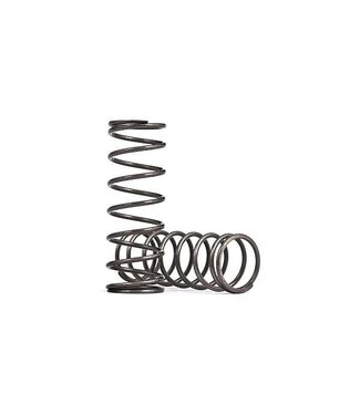 Traxxas Springs shock medium (natural finish) (GTX) (3.445 rate) (tan stripe) (2)