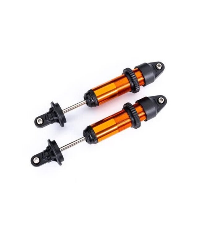 Shocks GTX medium (aluminum orange-anodized) (fully assembled w/o springs) (2)