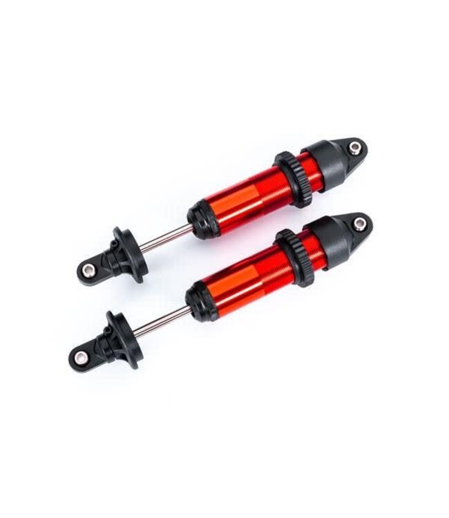 Shocks GTX medium (aluminum red-anodized) (fully assembled w/o springs) (2)