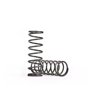 Traxxas Springs shock medium (natural finish) (GTX) (2.899 rate) (orange stripe) (2)