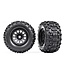 Traxxas Tires assembled glued (XRT matt black rim with Sledgehammer tires)