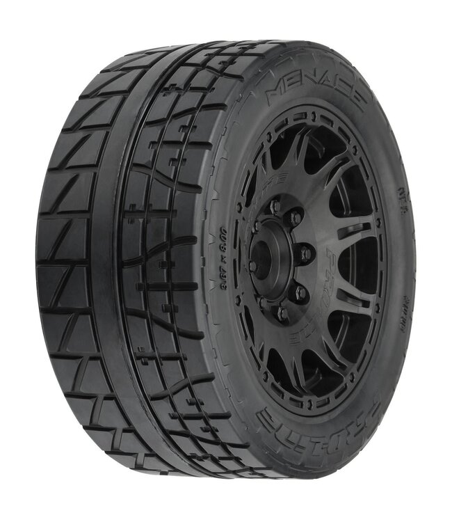 Proline Menace HP Tire 5.7 MTD 24MM Black on Raid (2)