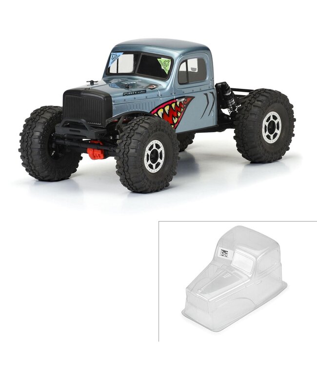 Proline 1/10 Comp Wagon Cab-Only Clear Body 12.3" (313mm) Wheelbase Crawlers