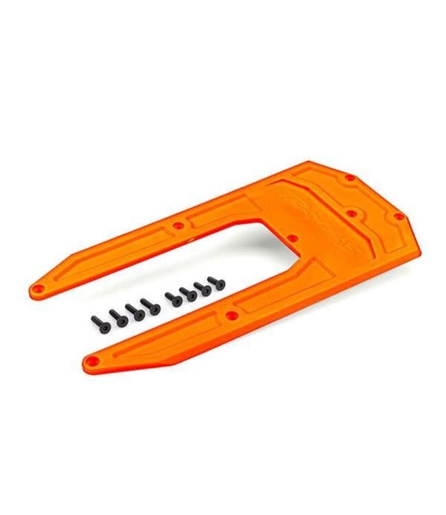 Skidplate chassis orange (fits Sledge) TRX9623T