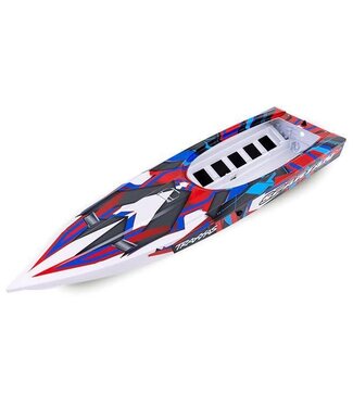 Traxxas Hull for Spartan with red graphics (fully assembled)