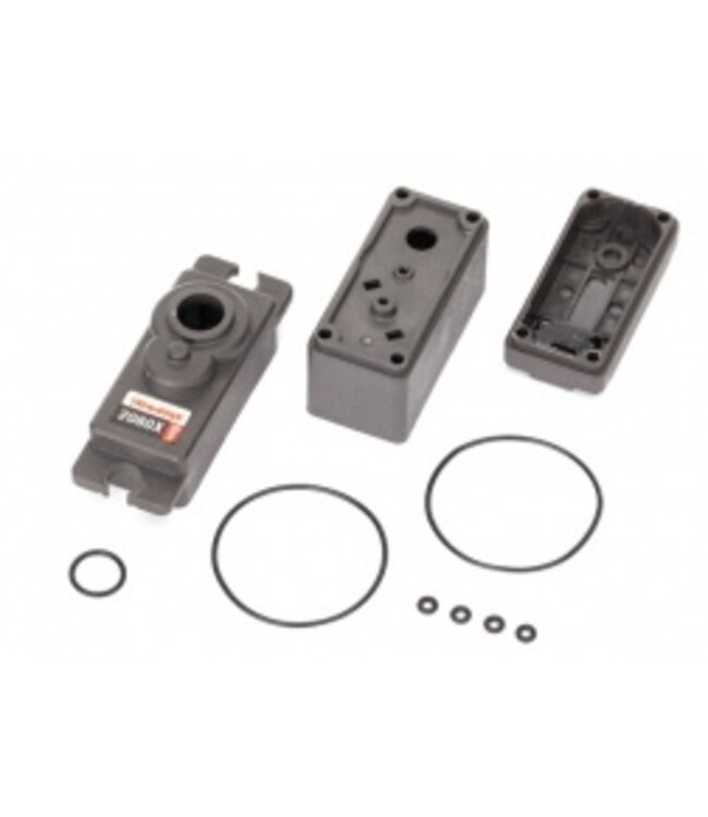 Traxxas Servo case/ gaskets (for 2080X metal gear micro waterproof servo) TRX2081X