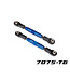Traxxas Camber links front (tubes blue-anodized 7075-T6) with rod ends and hollow balls TRX3643X