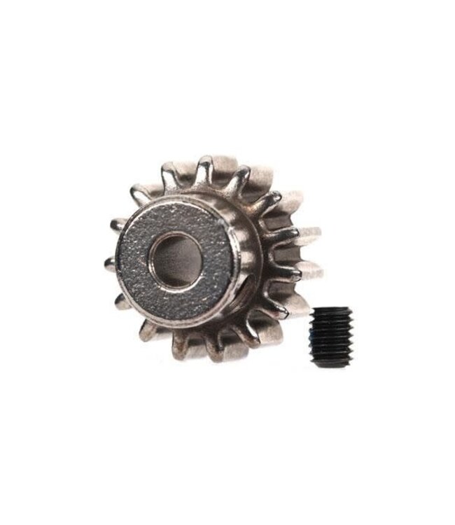 Gear 15-T pinion (32-pitch) fits 3MM shaft with set screw
