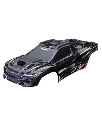 Traxxas Traxxas Body XRT Black (painted) (assembled with front & rear body supports for clipless mounting roof & hood skid pads)