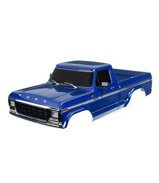 Traxxas Body Ford F-150 (1979) complete blue (painted decals applied) (complete) (requires #9288 inner fenders) (roll bar sold separately choose)