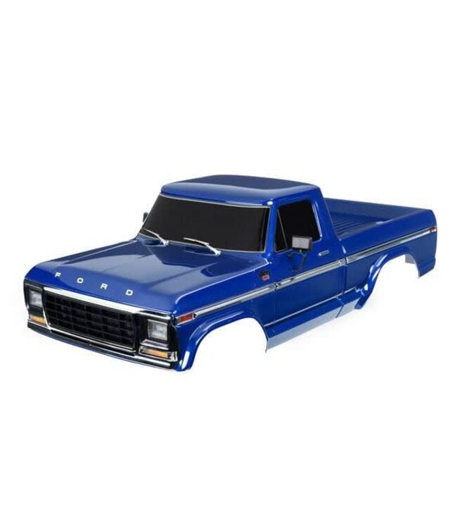 Body Ford F-150 (1979) complete blue (painted decals applied) (complete) (requires #9288 inner fenders) (roll bar sold separately choose)