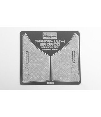 RC4WD RC4WD Rear Quarter Diamond Plates for Traxxas TRX-4 '79 Bronco Ranger XLT (VVV-C0486)