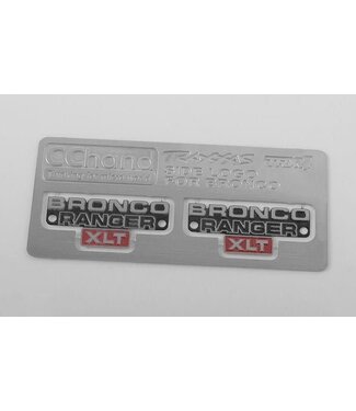 RC4WD RC4WD Side Metal Emblem for Traxxas TRX-4 '79 Bronco Ranger XLT (VVV-C0495)